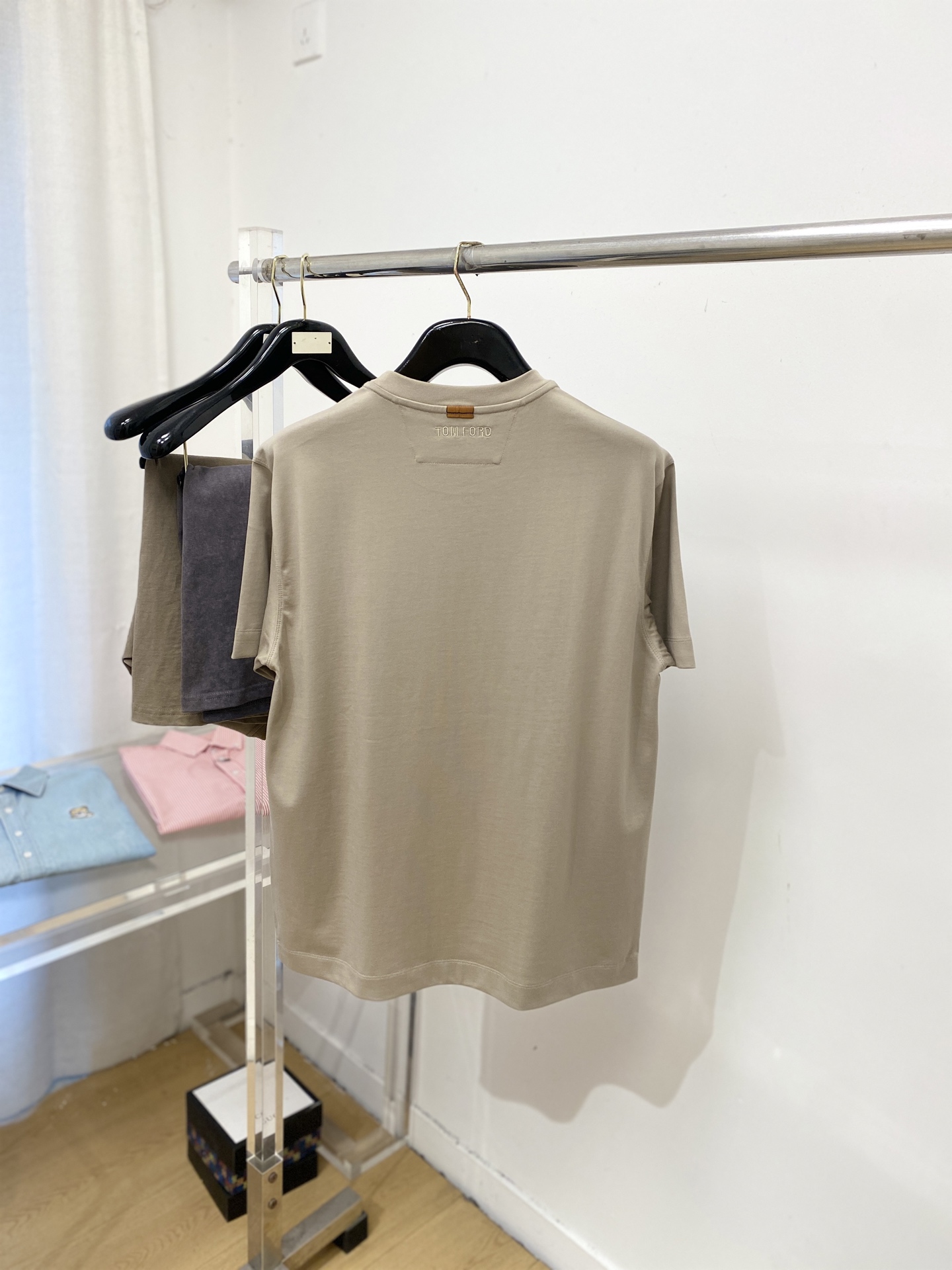 TF、2026新品短袖T恤，帅气时尚，胸前顶级刺绣印胶字母logo，简约百搭款。面料棉 不仅挺括，保持潮