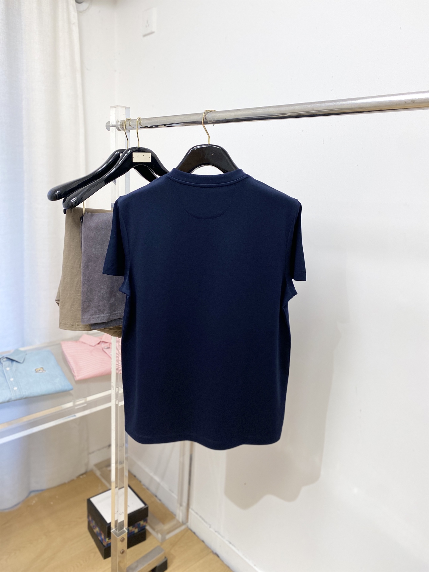 Brunello Cucinelli、2026新品短袖T恤，帅气时尚，胸前顶级刺绣印胶图案字母logo，