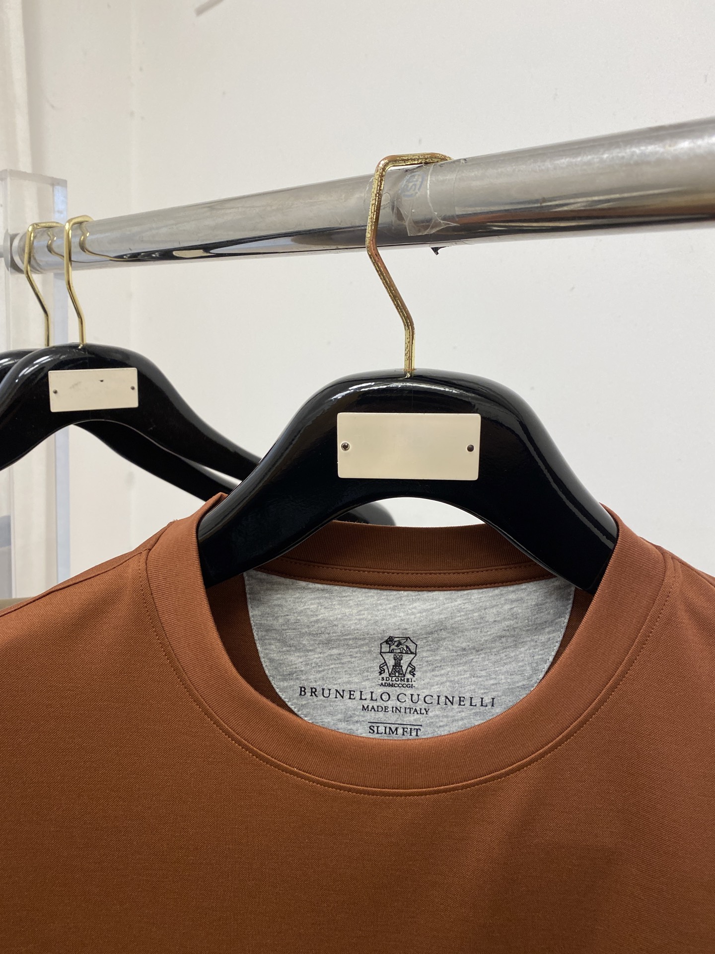 Brunello Cucinelli、2026新品短袖T恤，帅气时尚，胸前顶级刺绣印胶图案字母logo，