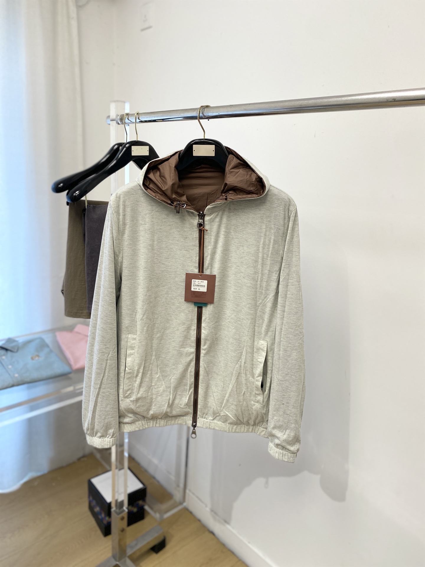 Loro Piana、2026新品双面穿夹克外套，时尚帅气，简约百搭款，原版五金辅料logo，定制原版面