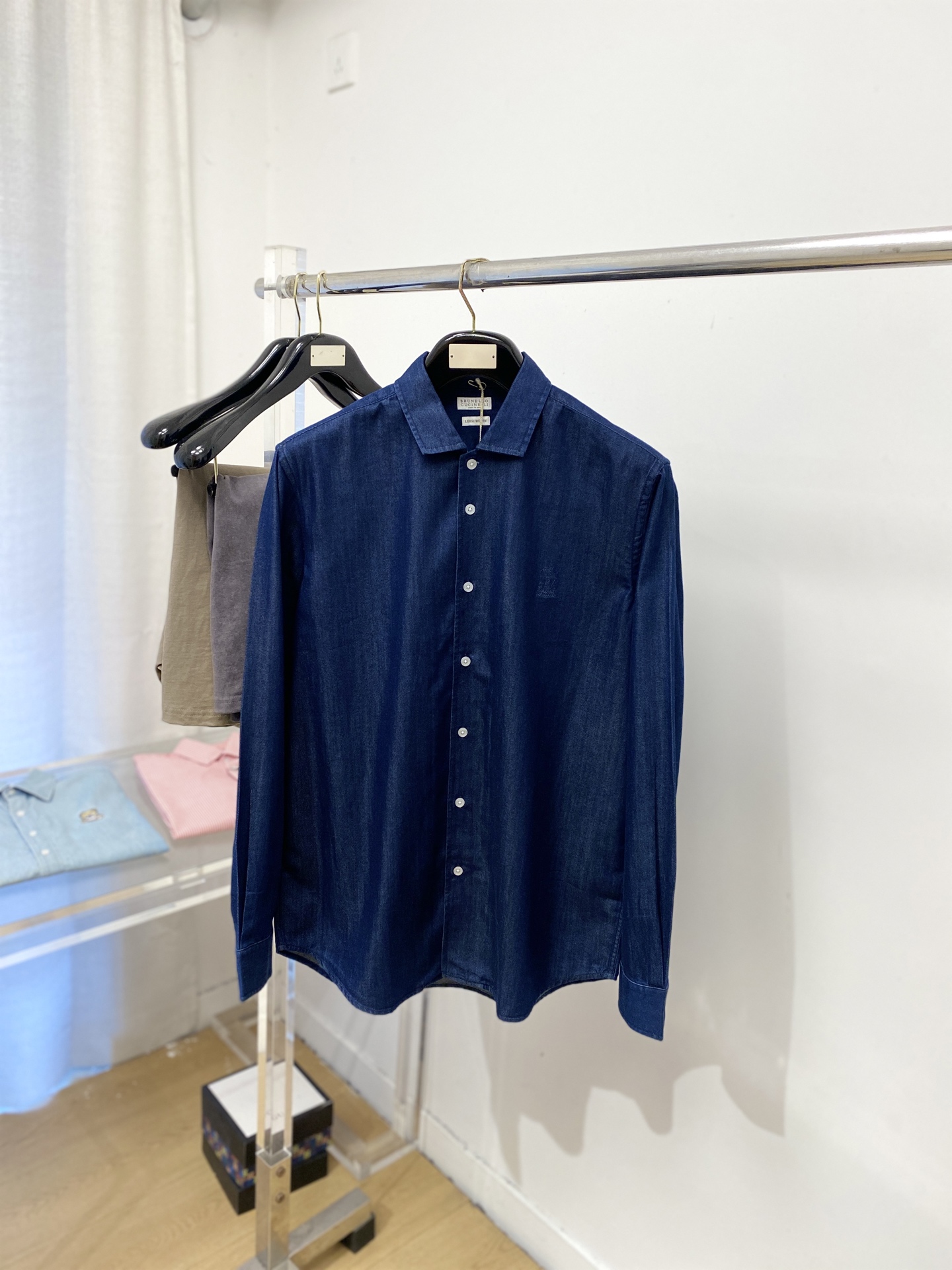 Brunello Cucinelli、2026新品牛仔衬衫外套，时尚帅气，简约百搭款，定制原版面料，不仅