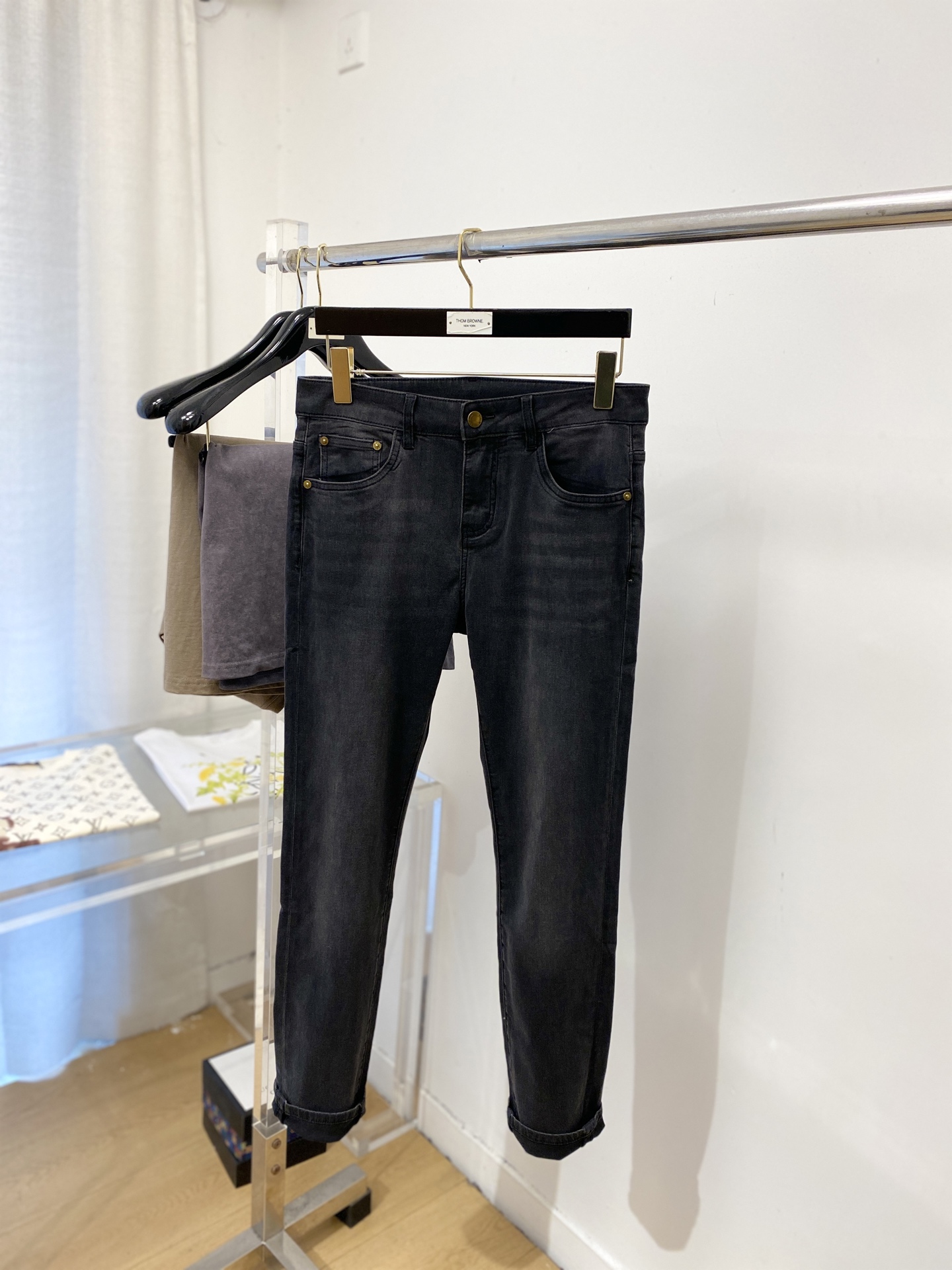 古奇、2026最新品，专柜同步有售，原单狠货，水洗休闲牛仔裤，进口原版水洗弹力面料，舒适有弹性，原版五金