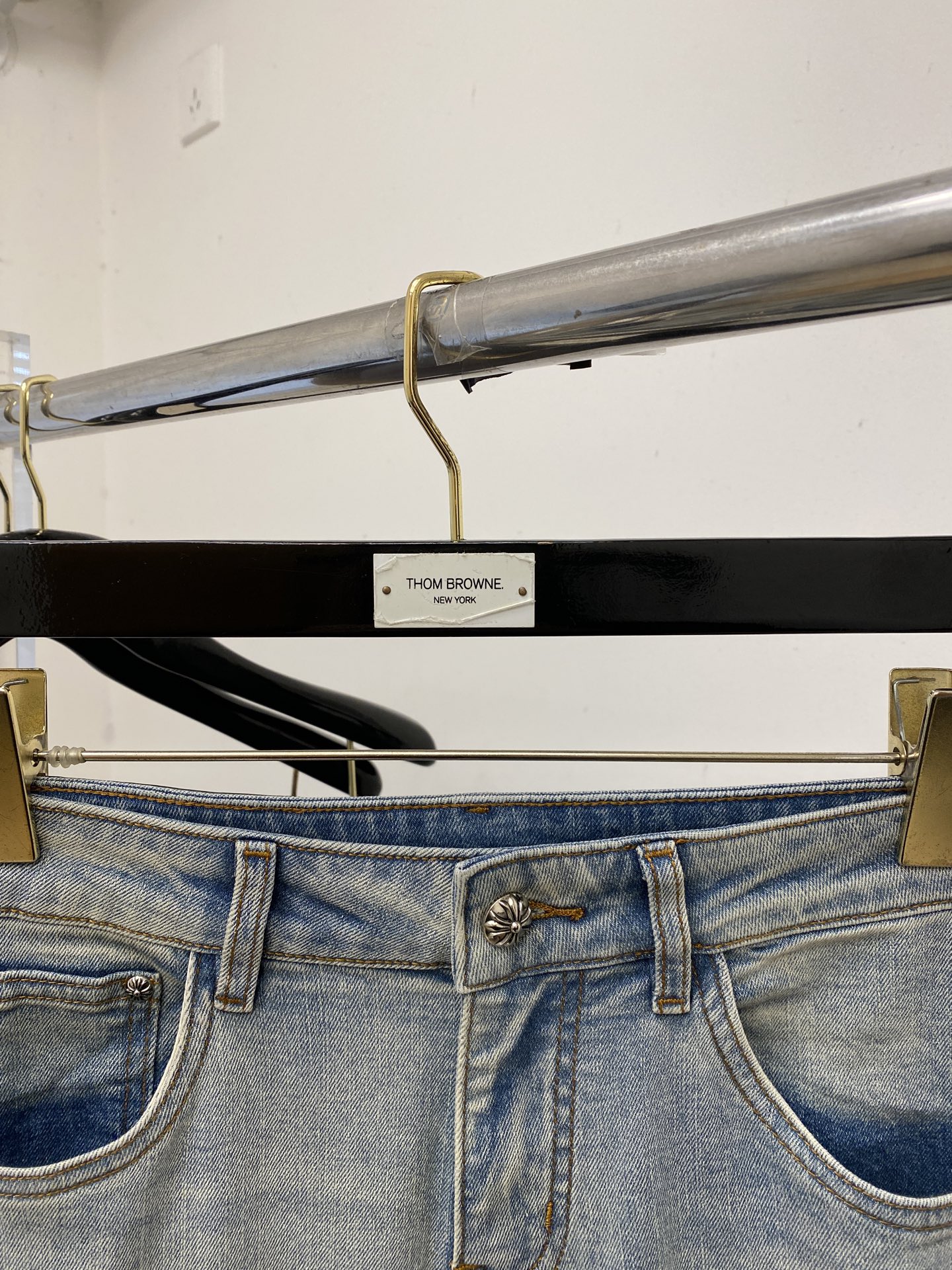 克罗心、2026最新品，专柜同步有售，原单狠货，水洗休闲牛仔裤，进口原版水洗弹力面料，舒适有弹性，原版五