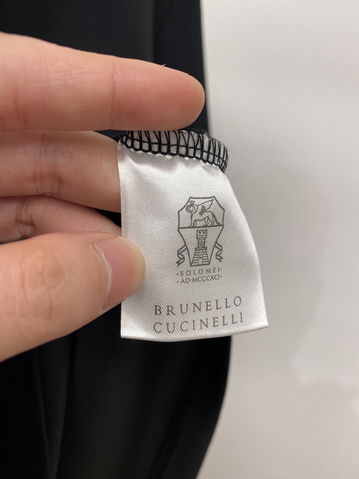 Brunello Cucinelli、2026新品短袖T恤，帅气时尚，胸前精致刺绣图案logo，简约百搭