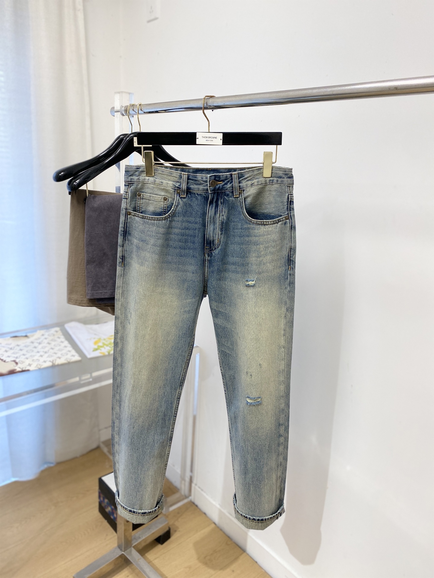 DG、2026最新品，专柜同步有售，原单狠货，水洗休闲牛仔裤，进口原版水洗弹力面料，舒适有弹性，原版五金