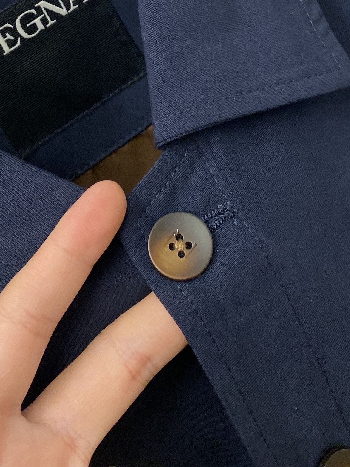 杰尼亚、2026新品夹克外套，时尚帅气，简约百搭款，胸前精致刺绣字母图案logo，定制原版面料，不仅挺括