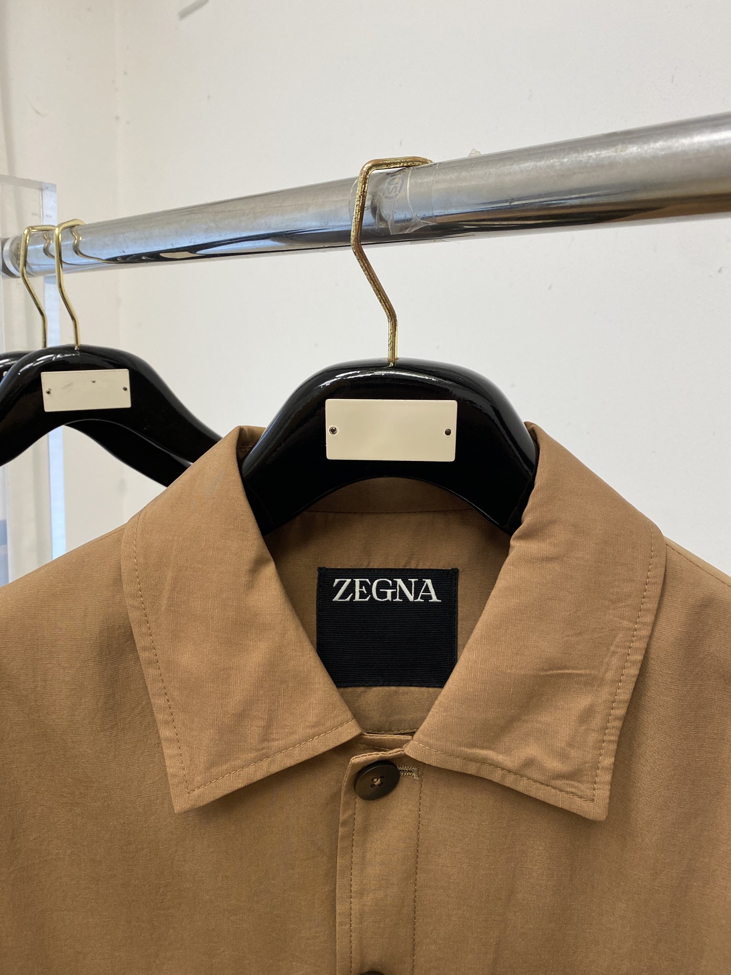 杰尼亚、2026新品夹克外套，时尚帅气，简约百搭款，胸前精致刺绣字母图案logo，定制原版面料，不仅挺括