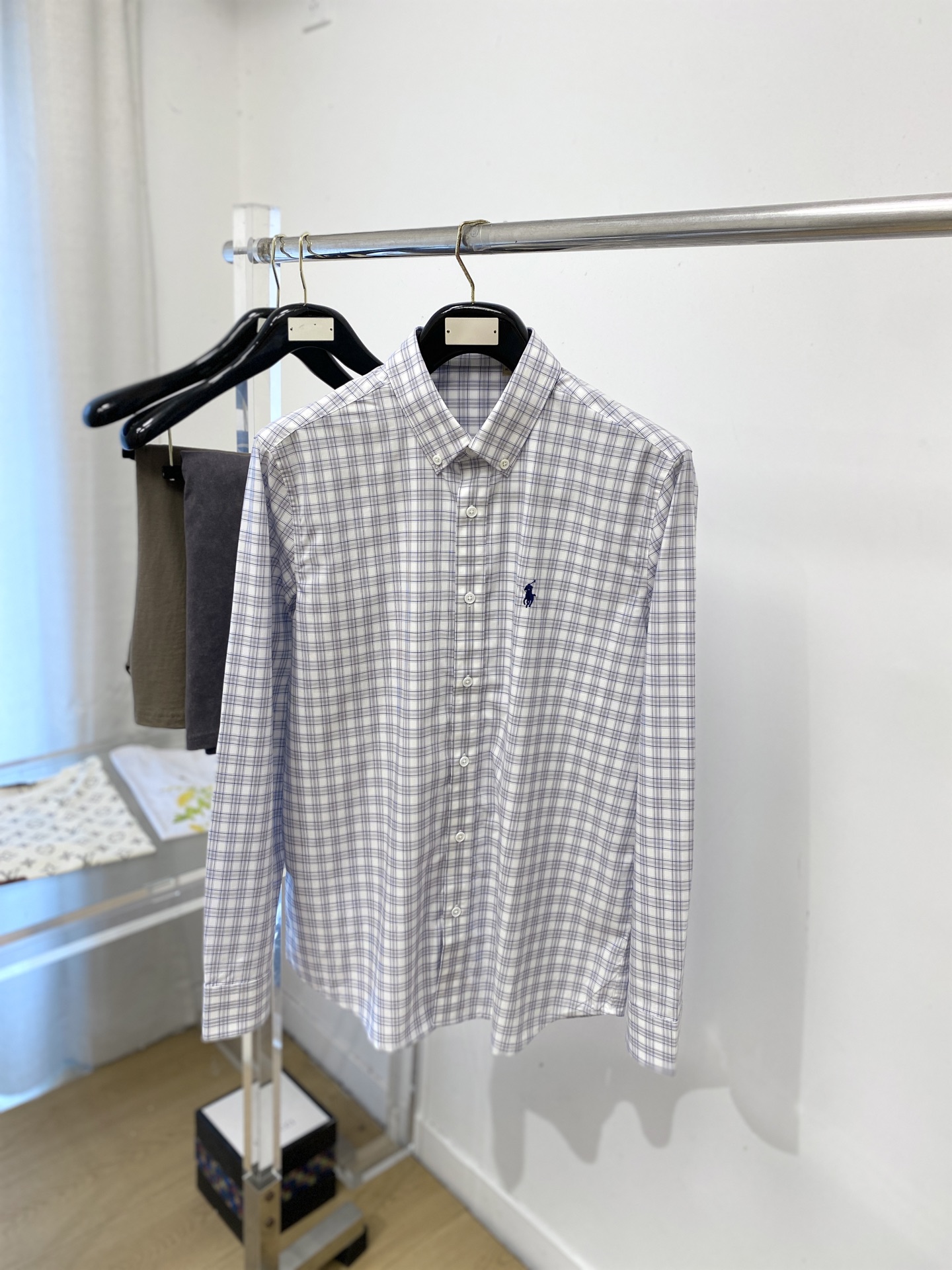 POLO、2026新品衬衫，时尚帅气，简约百搭款，定制原版面料，不仅挺括，保持潮流的廓形，又穿着舒适，纱