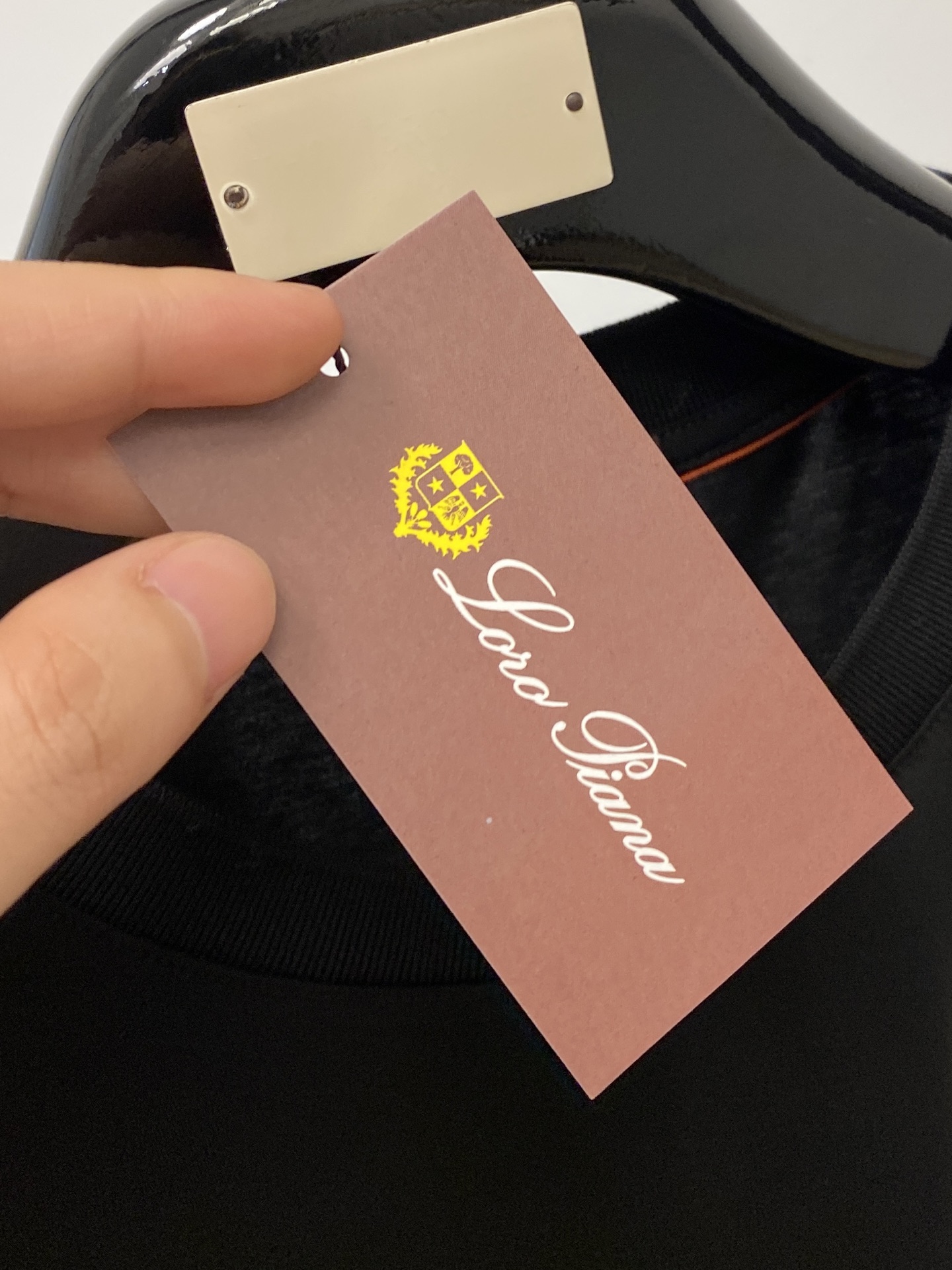 ￼ loro Piana、2026新品短袖T恤，帅气时尚，胸前精致刺绣图案字母logo，简约百搭款。面料