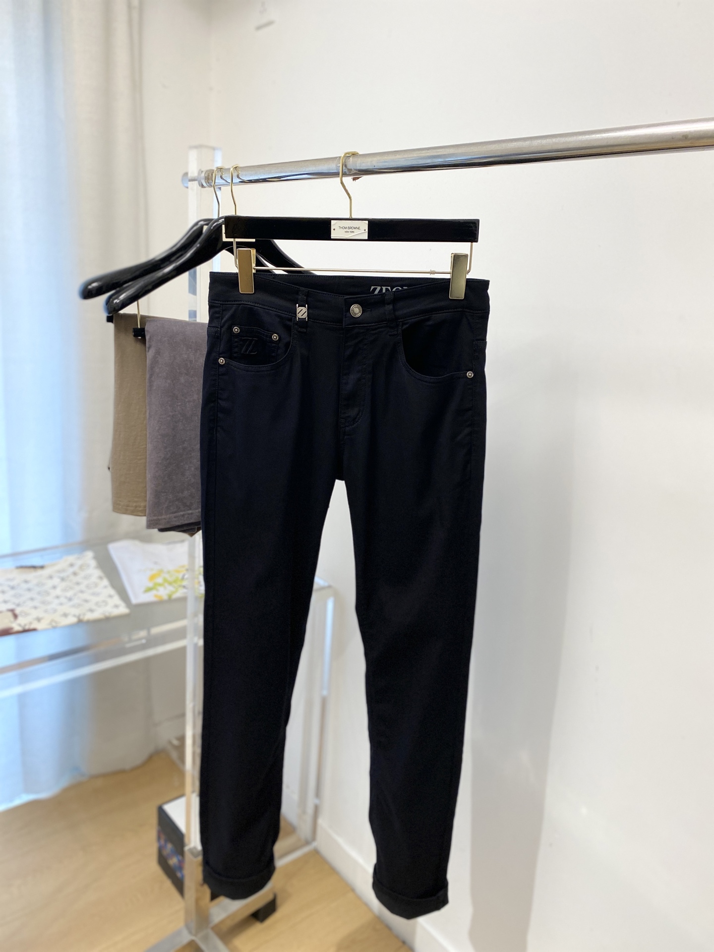 杰尼亚、2026最新品，专柜同步有售，原单狠货，水洗休闲牛仔裤，进口原版水洗弹力面料，舒适有弹性，原版五