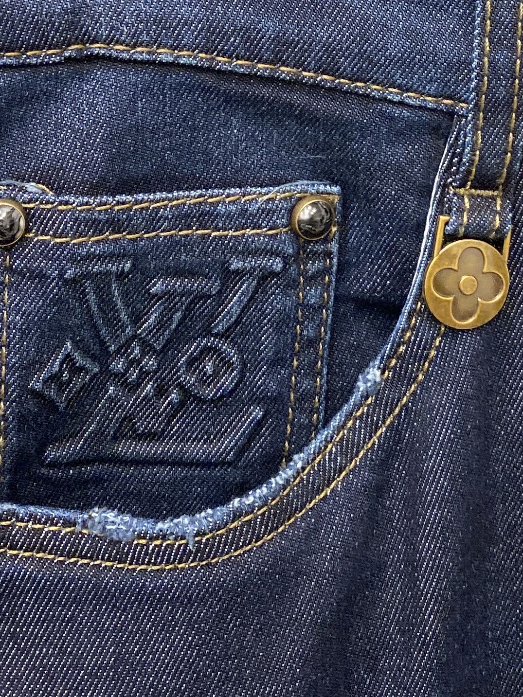 LV、2026最新品，专柜同步有售，原单狠货，水洗休闲牛仔裤，进口原版水洗弹力面料，舒适有弹性，原版五金