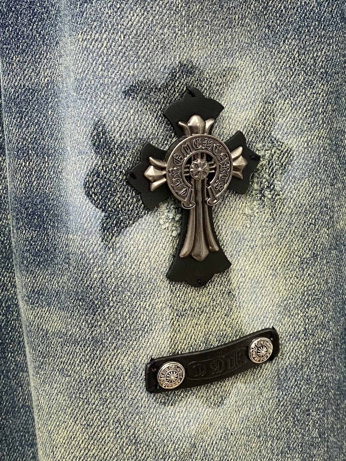 克罗心、2026最新品，专柜同步有售，原单狠货，水洗休闲牛仔裤，进口原版水洗弹力面料，舒适有弹性，原版五