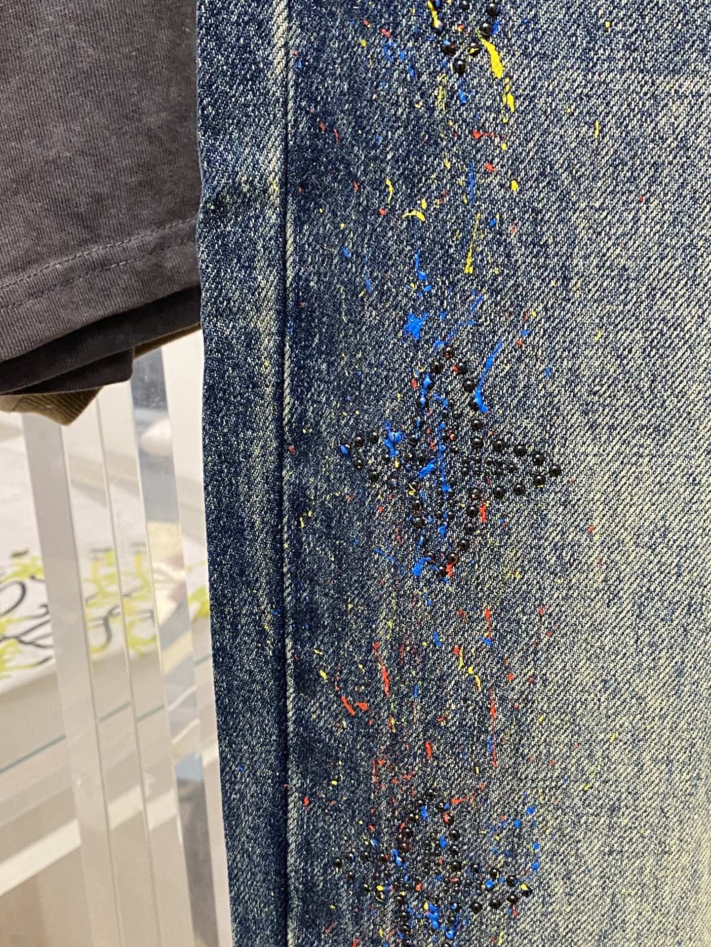 LV、2026最新品，专柜同步有售，原单狠货，水洗休闲牛仔裤，进口原版水洗弹力面料，舒适有弹性，原版五金