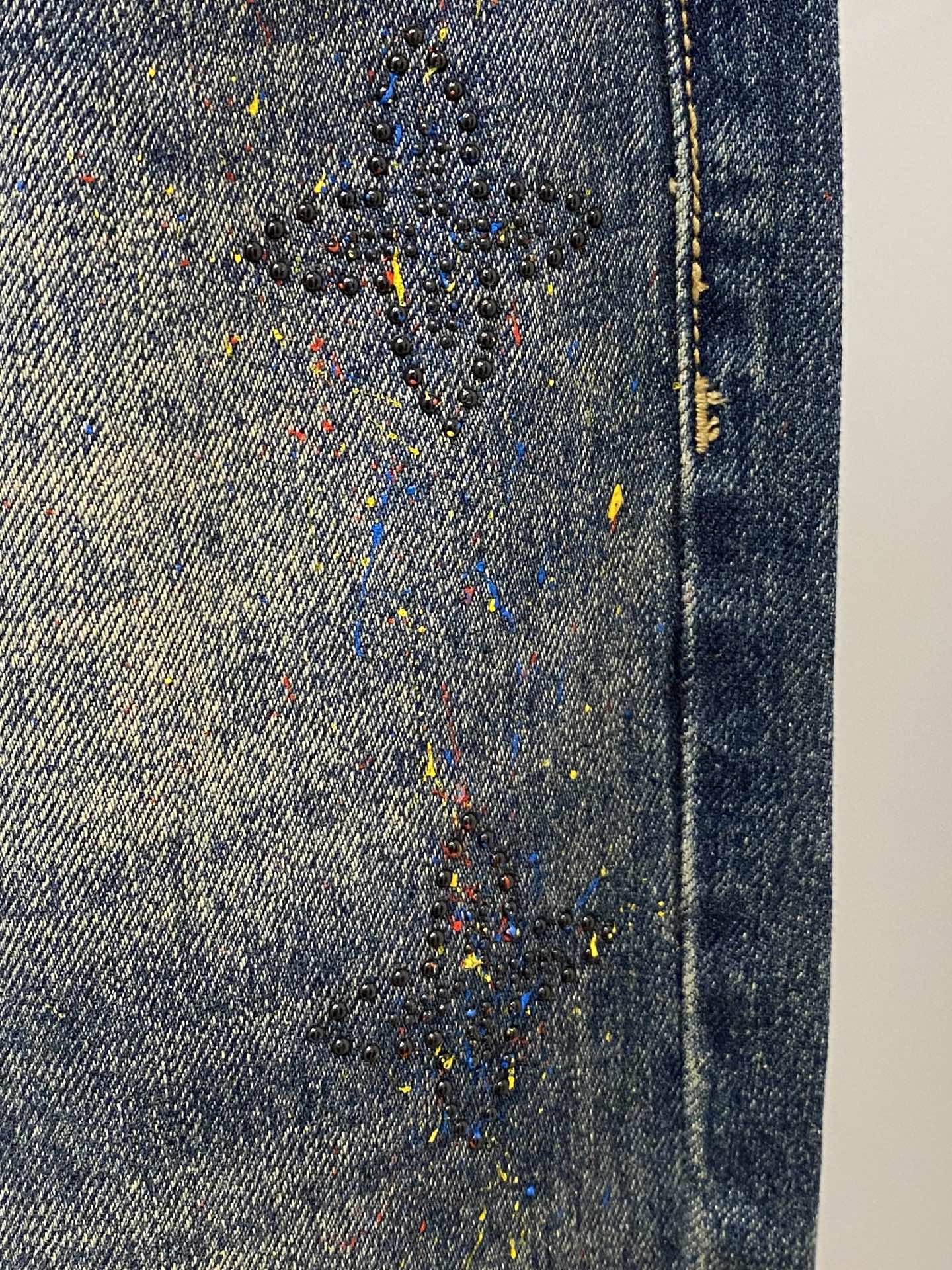 LV、2026最新品，专柜同步有售，原单狠货，水洗休闲牛仔裤，进口原版水洗弹力面料，舒适有弹性，原版五金