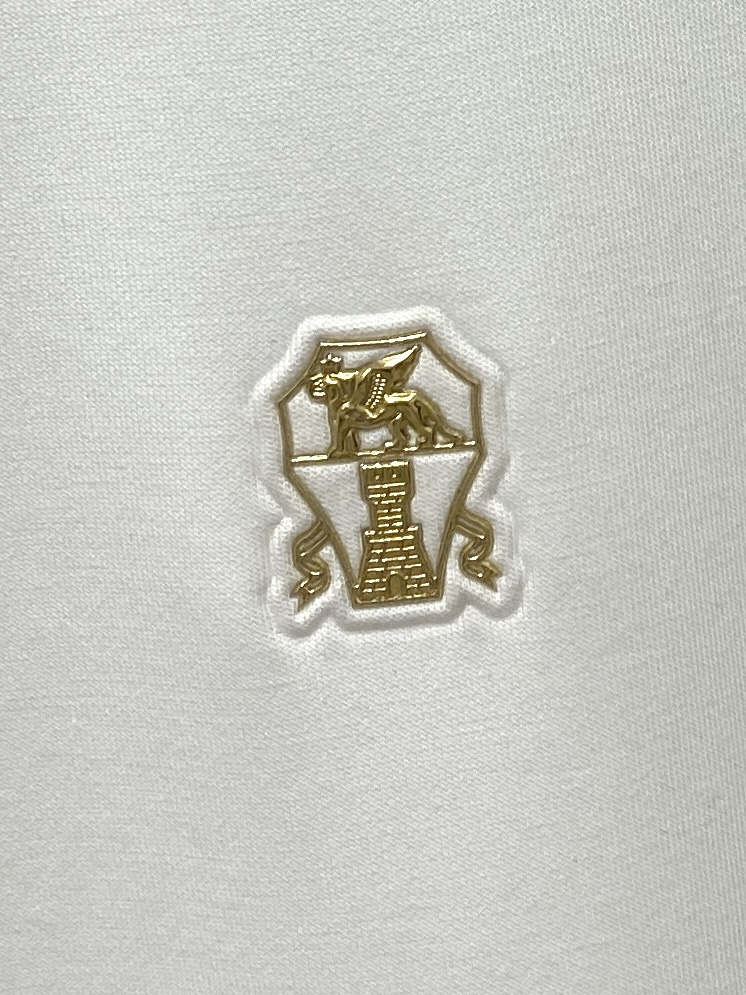 Brunello Cucinelli、2026新品短袖T恤，帅气时尚，胸前设计凹凸印胶图案logo，简约