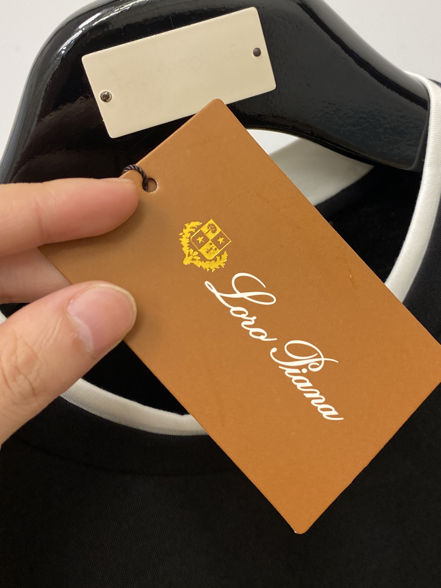 Loro Piana、2026新品短袖T恤，帅气时尚，简约百搭款。胸前精致刺绣字母Logo，面料棉 不仅