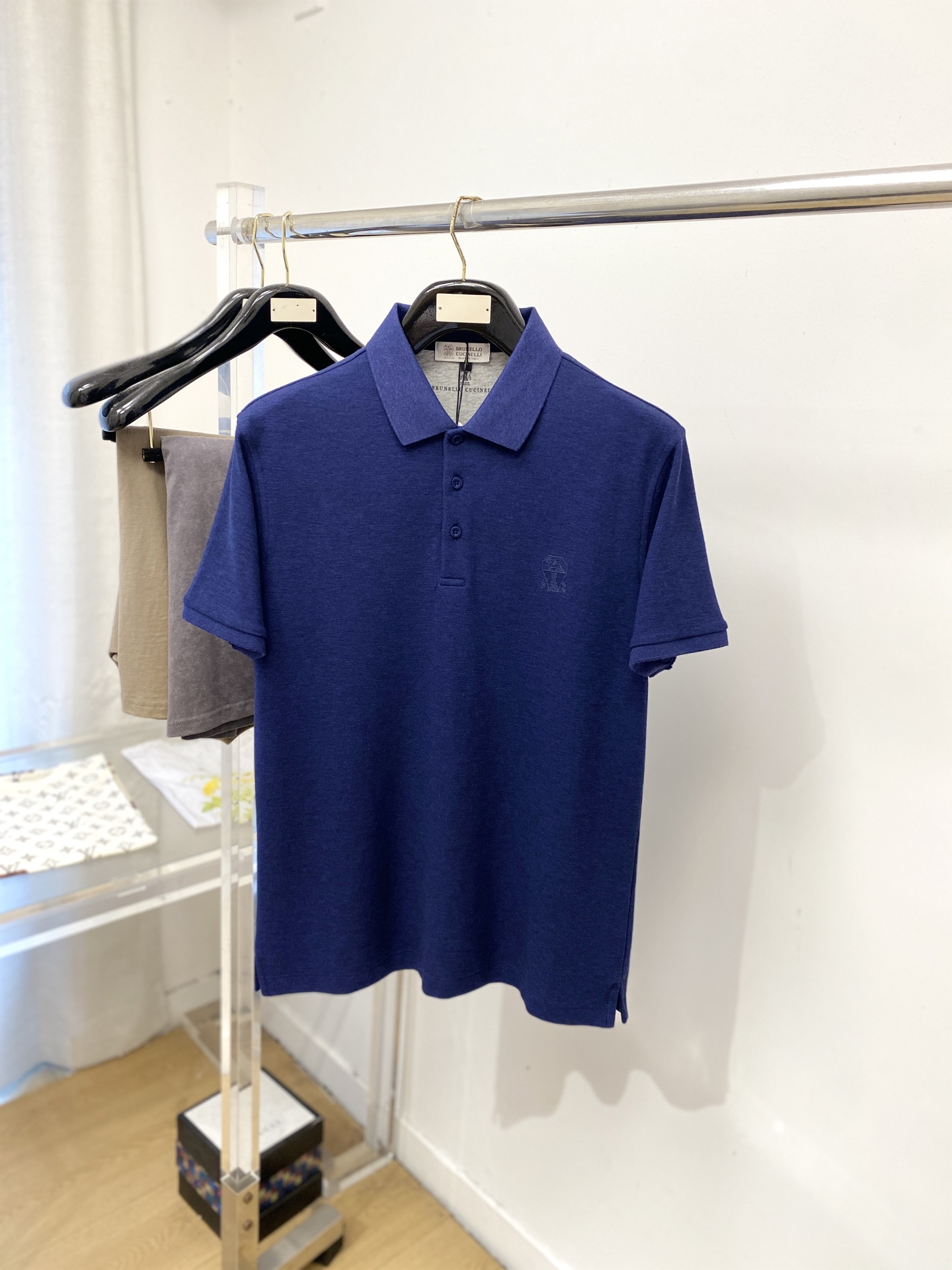 Brunello Cucinelli、2026新品短袖T恤，帅气时尚，胸前顶级印胶图案logo，简约百搭