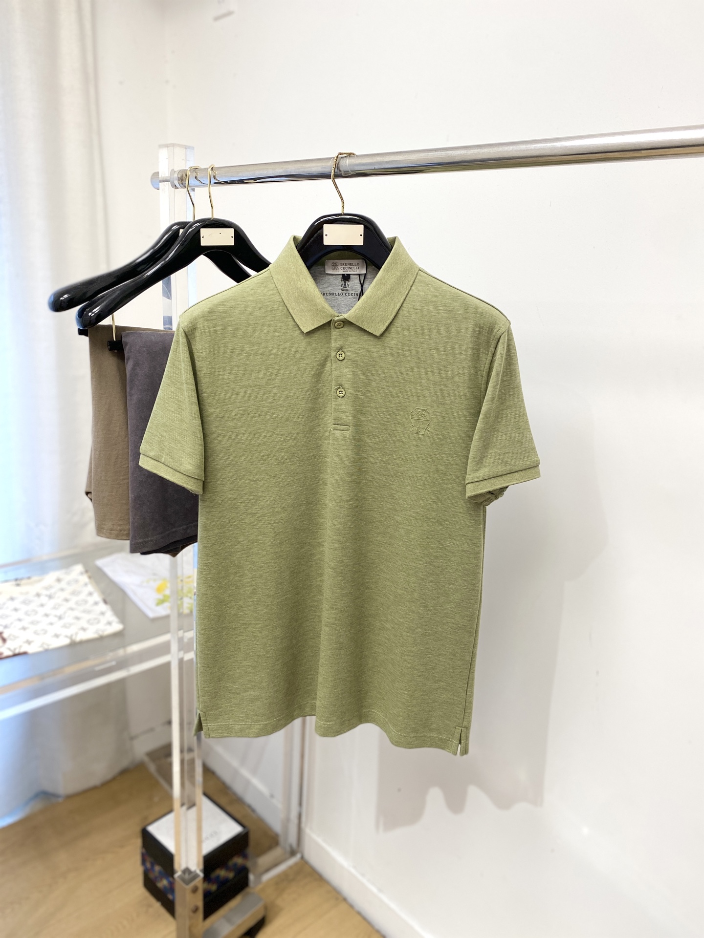 Brunello Cucinelli、2026新品短袖T恤，帅气时尚，胸前顶级印胶图案logo，简约百搭