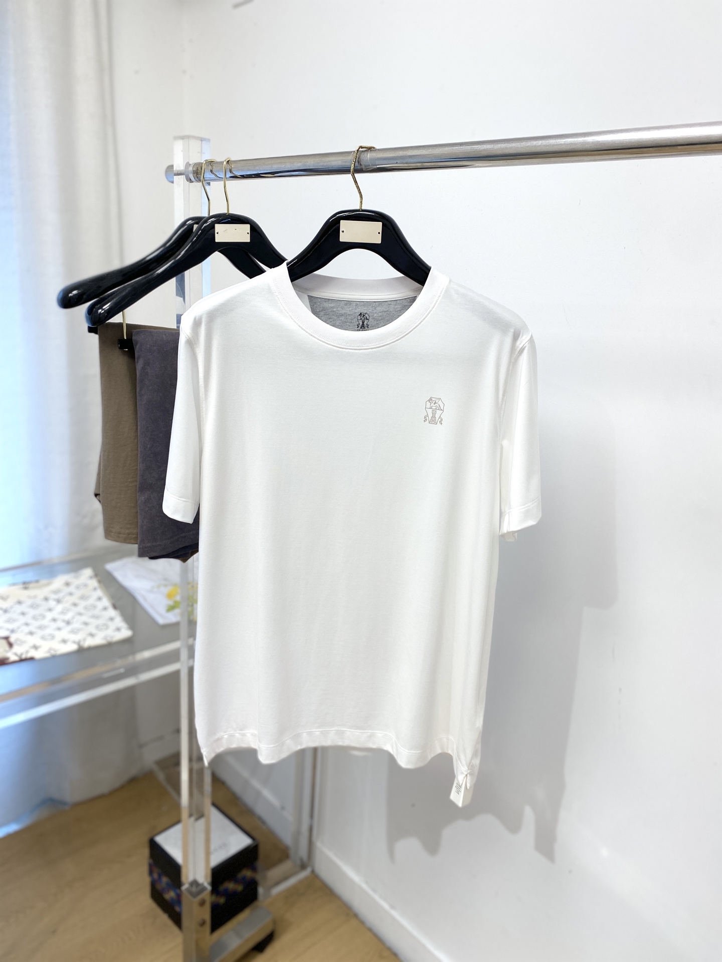 Brunello Cucinelli、2026新品短袖T恤，帅气时尚，胸前顶级印花图案logo，简约百搭