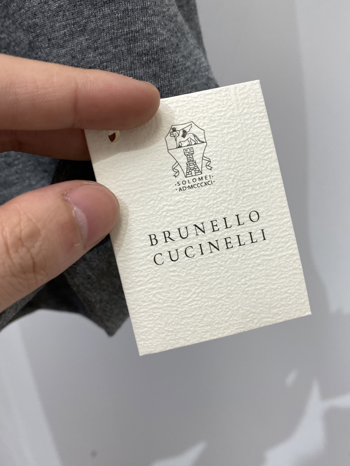 Brunello Cucinelli、2026新品短袖T恤，帅气时尚，胸前顶级印花图案logo，简约百搭