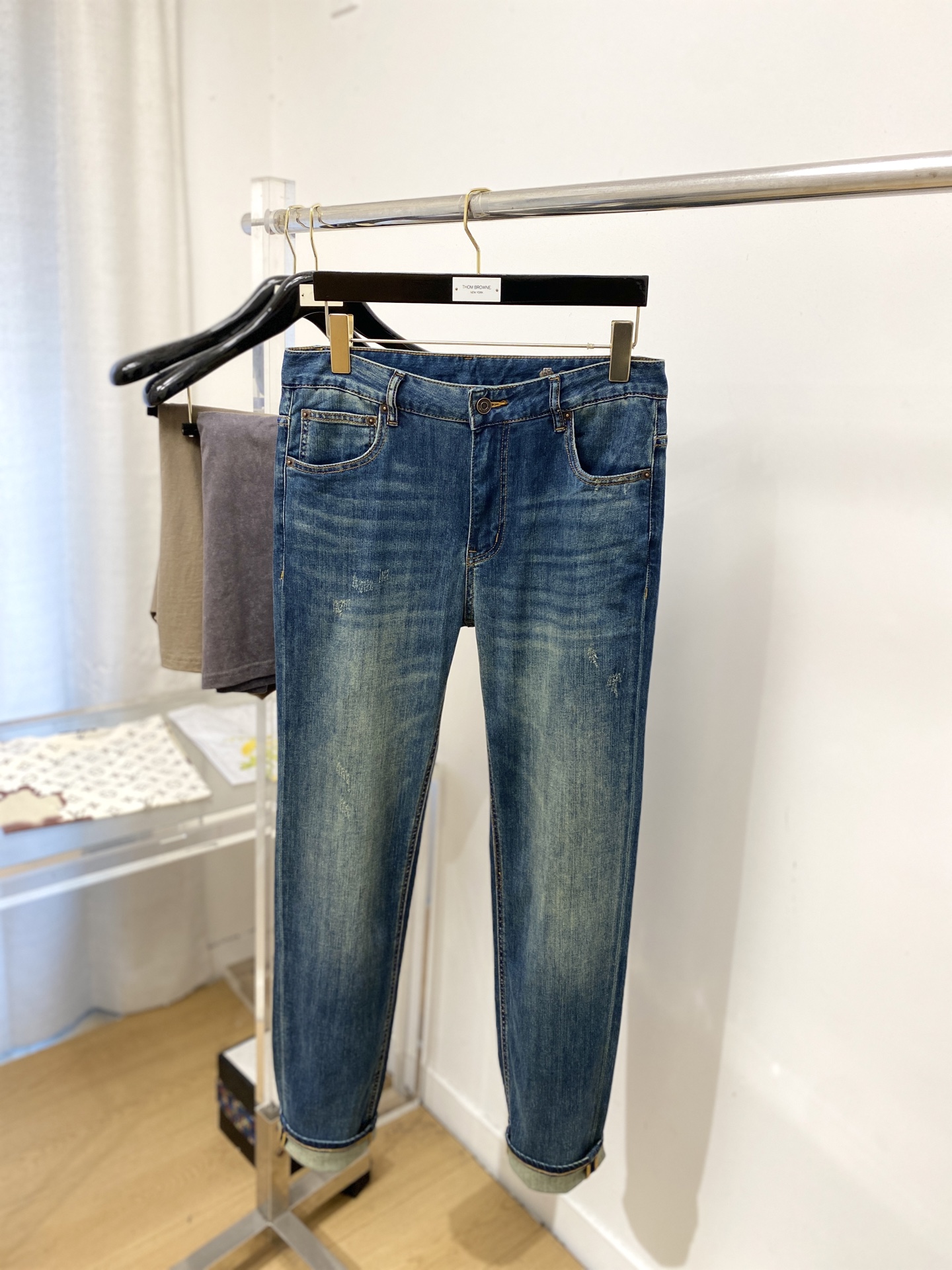 Loro Piana、2026最新品，专柜同步有售，原单狠货，水洗休闲牛仔裤，进口原版水洗弹力面料，舒适