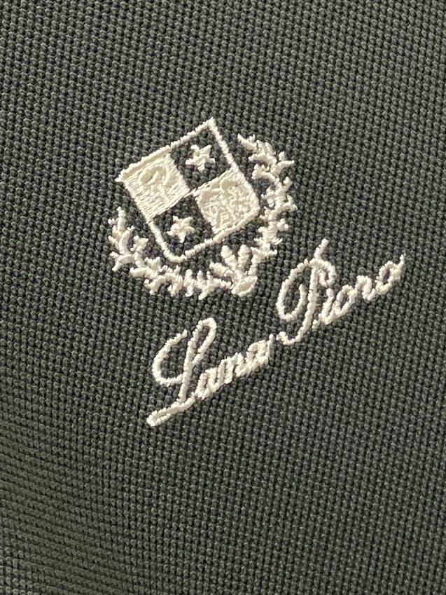 Loro Piana、2026新品短袖T恤，帅气时尚，胸前精致刺绣字母图案logo，简约百搭款。面料棉 