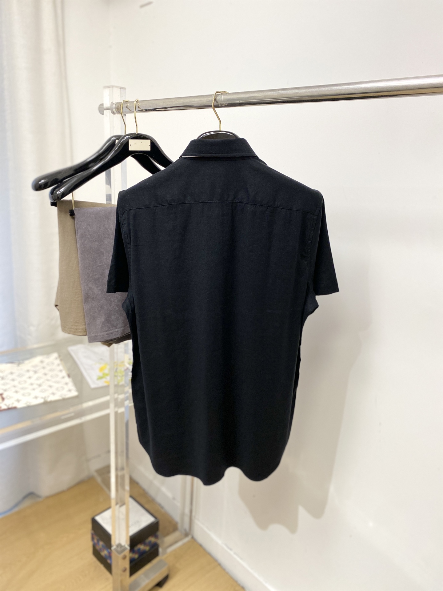 POLO、2026新品短袖衬衫，时尚帅气，简约百搭款，定制原版面料，不仅挺括，保持潮流的廓形，又穿着舒适