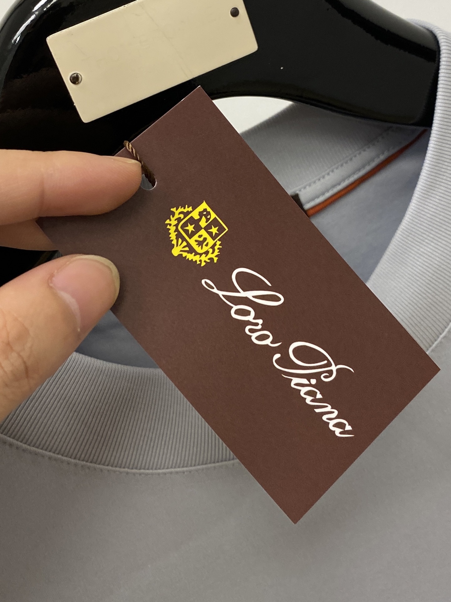 Loro Piana、2026新品短袖T恤，帅气时尚，后背精致刺绣字母logo，简约百搭款。面料棉 不仅