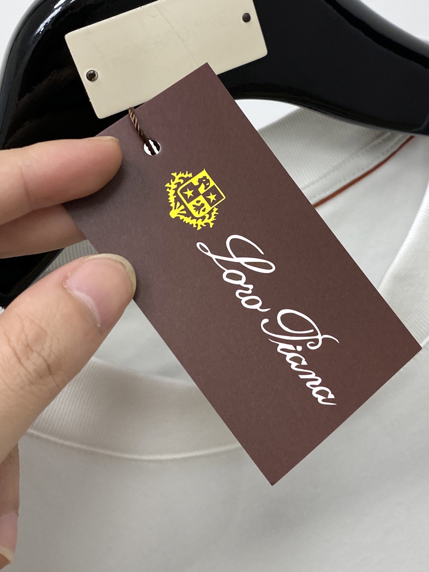 Loro Piana、2026新品短袖T恤，帅气时尚，后背精致刺绣字母logo，简约百搭款。面料棉 不仅