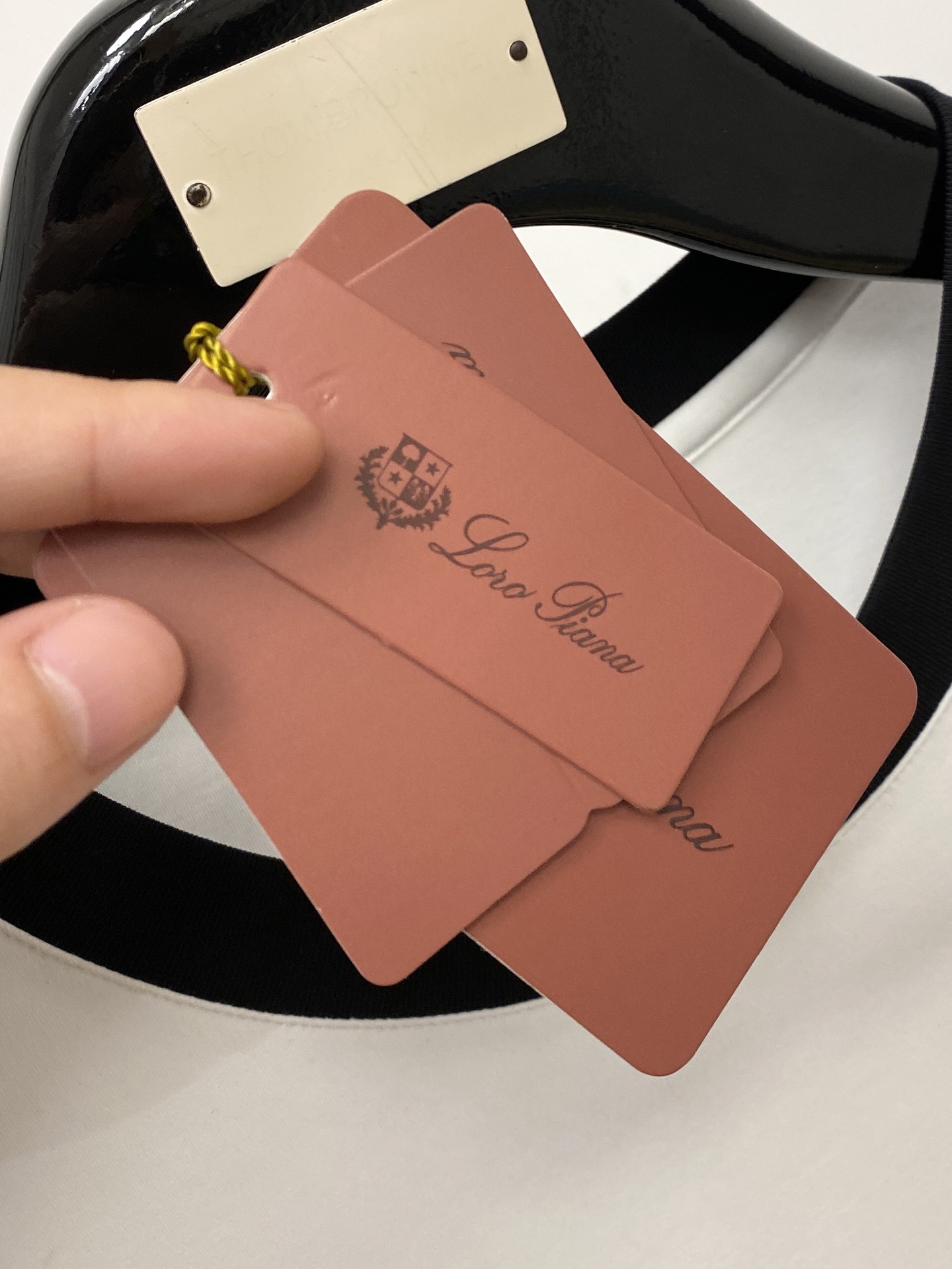 Loro Piana、2026新品短袖T恤，帅气时尚，胸前精致刺绣字母logo，简约百搭款。面料棉 不仅