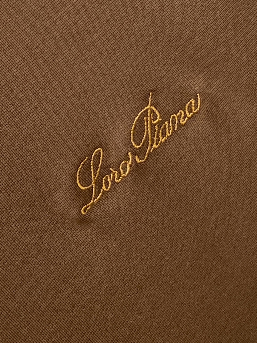 Loro Piana、2026新品短袖T恤，帅气时尚，胸前精致刺绣字母logo，简约百搭款。面料棉 不仅