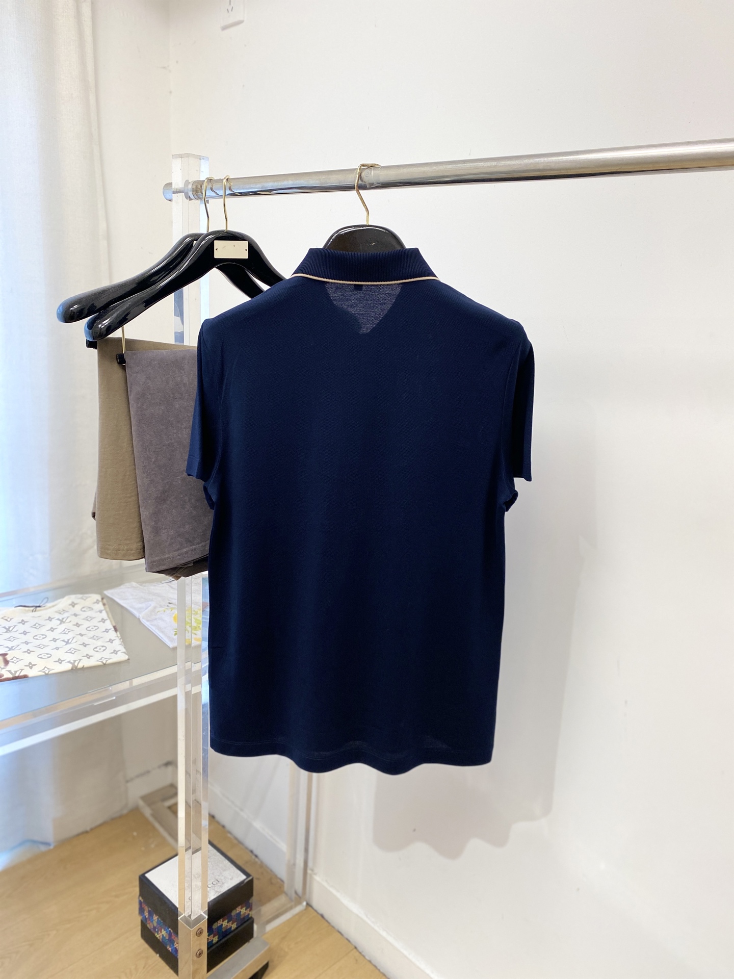 POLO、2026新品短袖T恤，帅气时尚，胸前顶级印胶图案logo，简约百搭款。面料棉 不仅挺括，保持潮