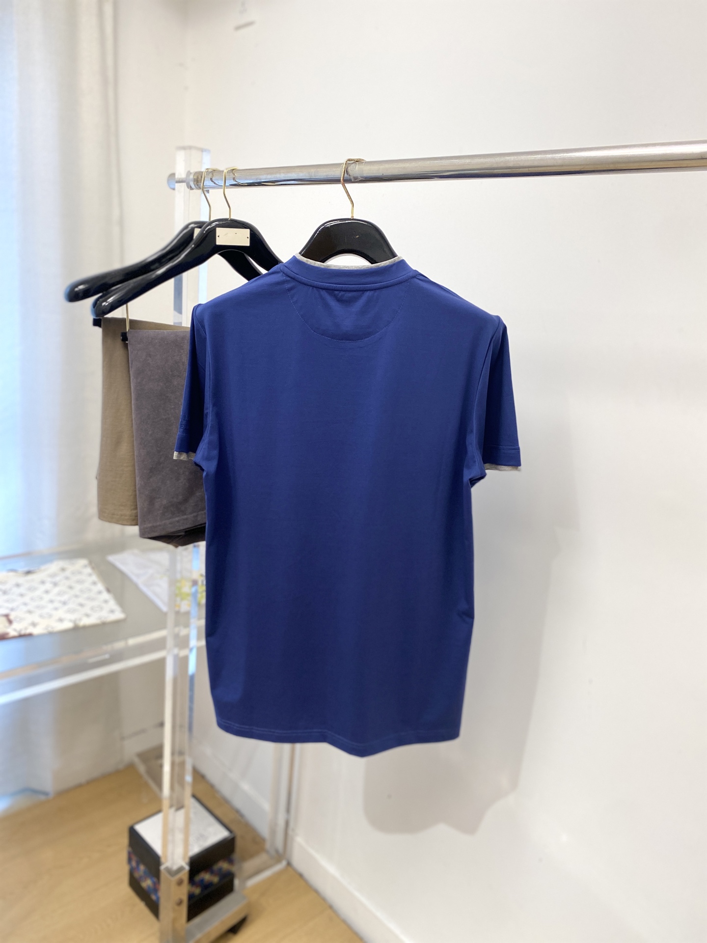 ￼ Brunello Cucinelli、2026新品短袖T恤，帅气时尚，胸前顶级印胶图案logo，简约