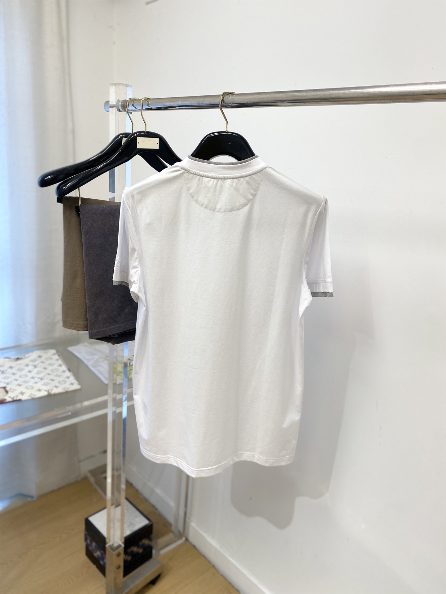 Brunello Cucinelli、2026新品短袖T恤，帅气时尚，胸前顶级印胶图案logo，简约百搭