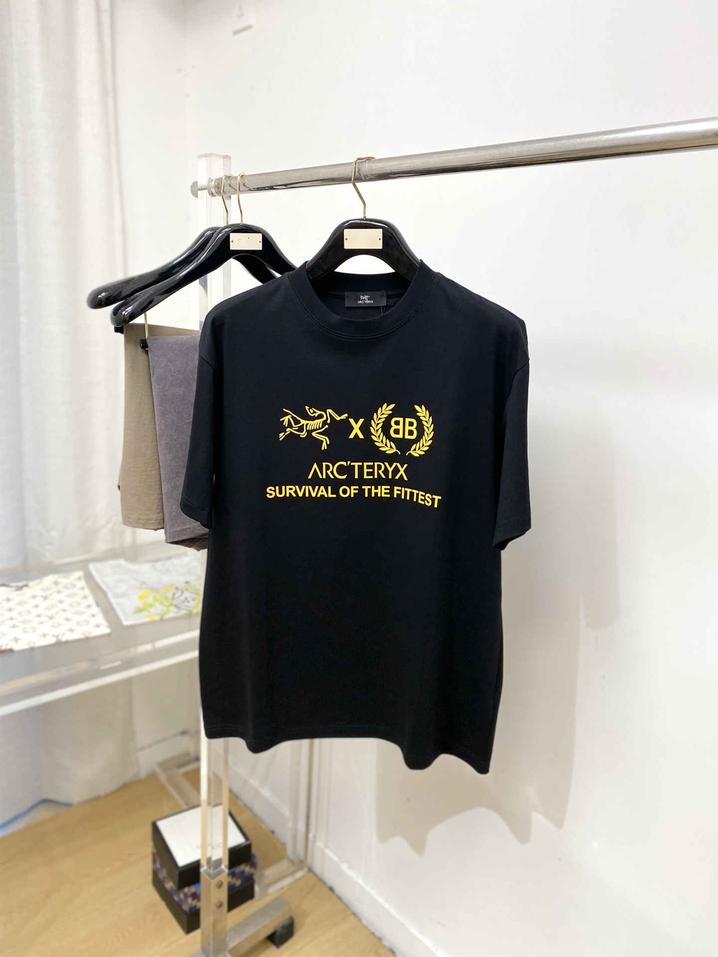 NO:917514,Arc'teryx, 2026 new short-sleeved T-shirt, handsome and fashionable, top-notch printed letter logo on the chest, simple and versatile. The fabric cotton is not only crisp and maintains the trendy silhouette, but also comfortable to wear, and the yarn is more delicate. Size S-3XL, arc'teryx, T-shirt, tees, t-shirt,19860909始祖鸟、2026新品短袖T恤,帅气时尚,胸口顶级印胶字母图案logo,简约百搭款.面料棉 不仅挺括,保持潮流的廓形,又穿着舒适,纱织更细腻,码数S-3XL,arc'teryx,T-shirt,tees，t-shirt,,Men's clothing