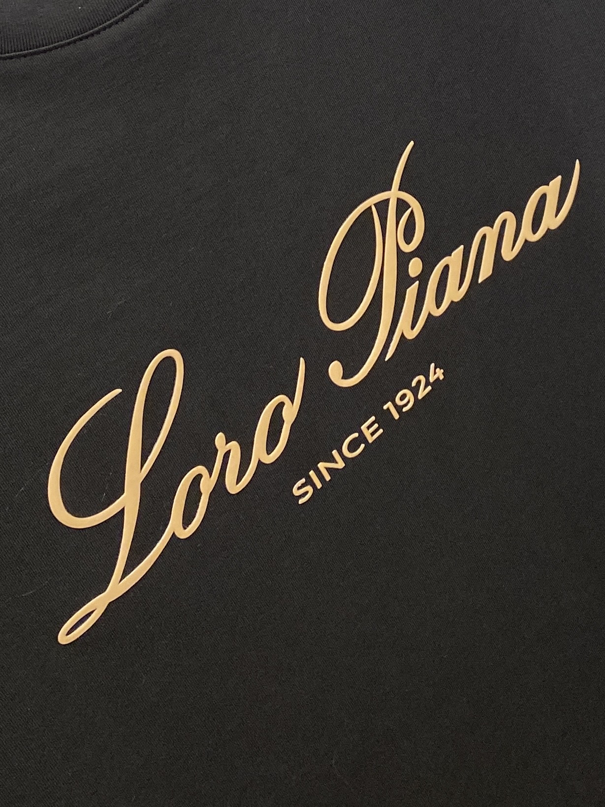 Loro Piana、2026新品短袖T恤，帅气时尚，胸前顶级印胶字母logo，简约百搭款。面料棉 不仅