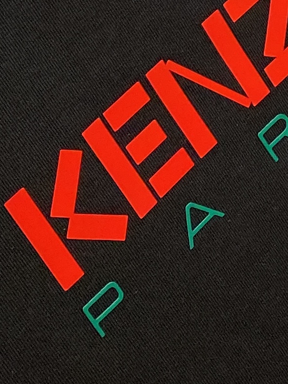 KENZO、2026新品短袖T恤，帅气时尚，胸前顶级印花字母logo，简约百搭款。面料棉 不仅挺括，保持