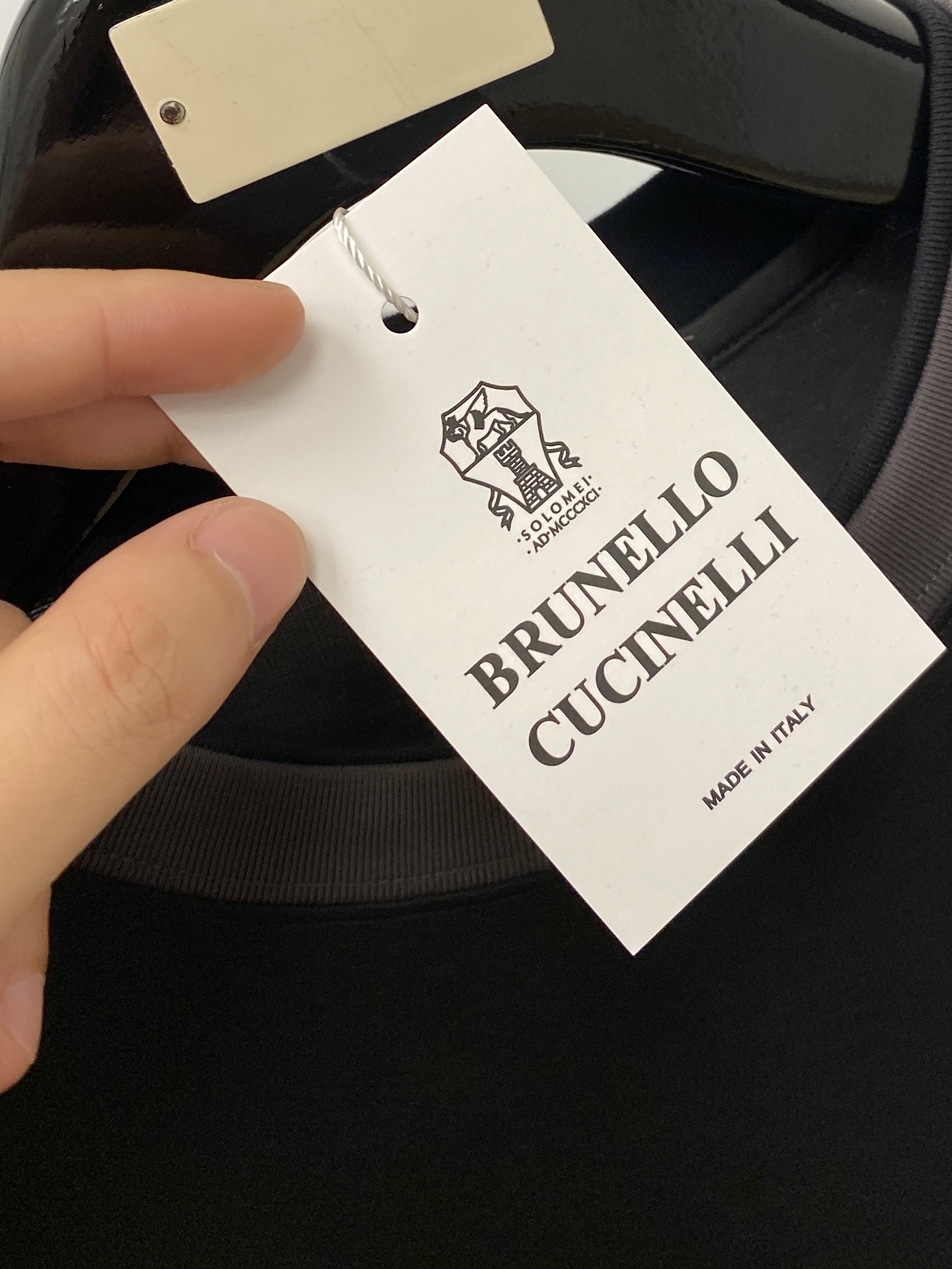 ￼ Brunello Cucinelli、2026新品短袖T恤，帅气时尚，胸前精致刺绣图案logo，简约