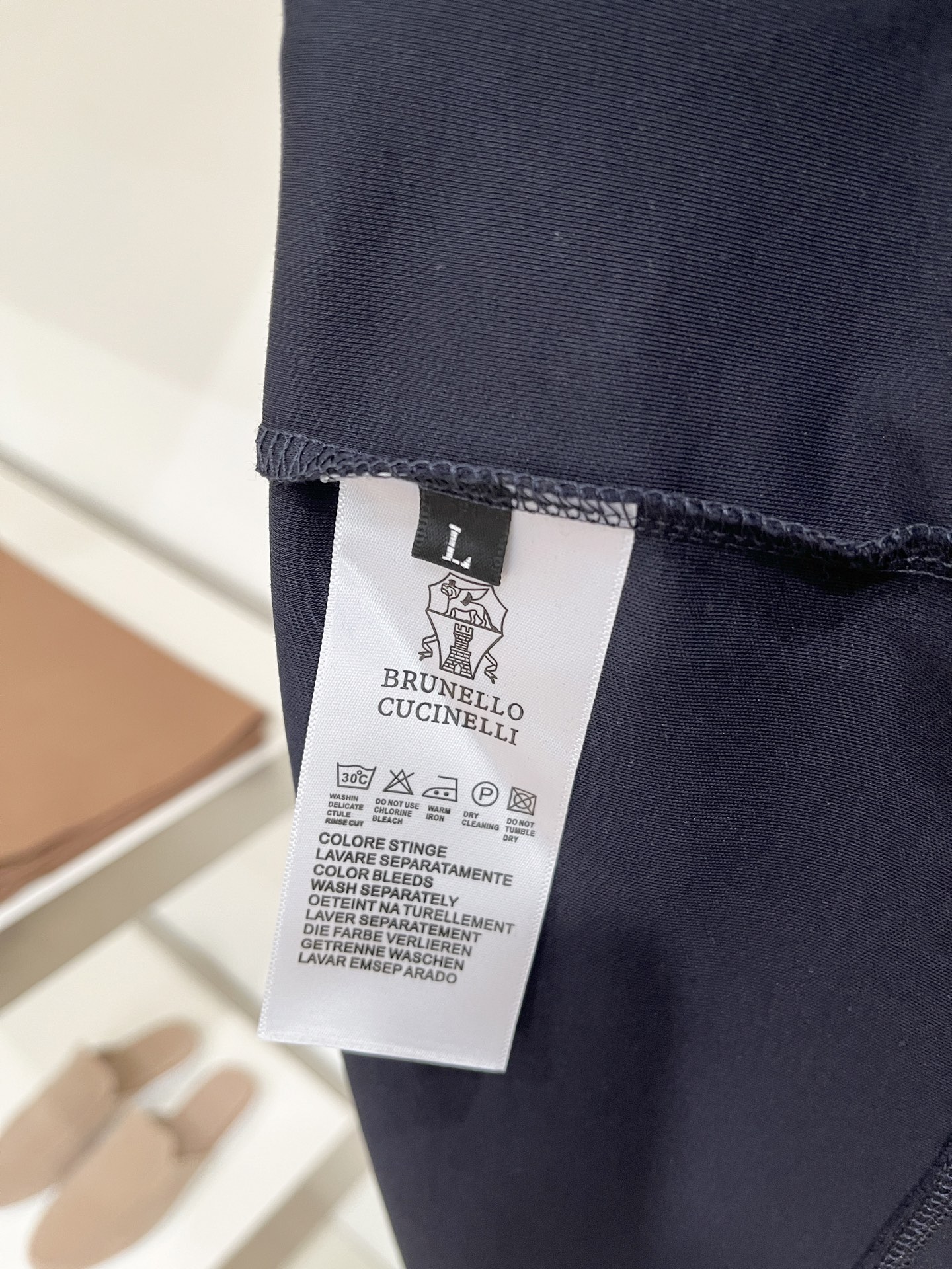 Brunello Cucinelli、2026新品短袖T恤，帅气时尚，胸前精致刺绣图案logo，简约百搭