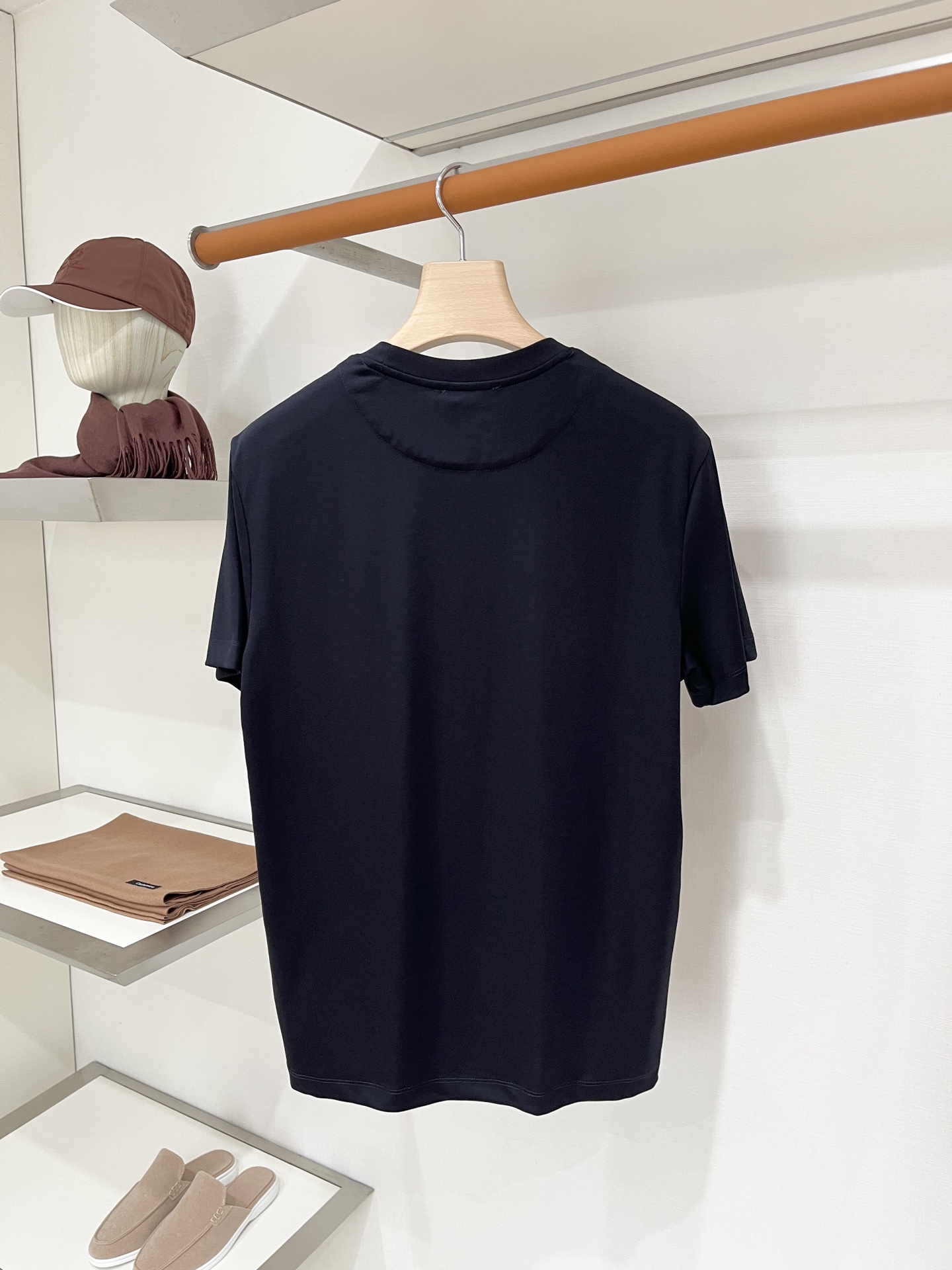 Brunello Cucinelli、2026新品短袖T恤，帅气时尚，胸前精致刺绣图案logo，简约百搭