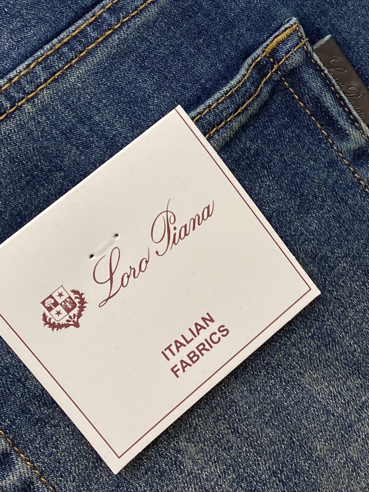 Loro piana、2026最新品，专柜同步有售，原单狠货，水洗休闲牛仔裤，进口原版水洗弹力面料，舒适