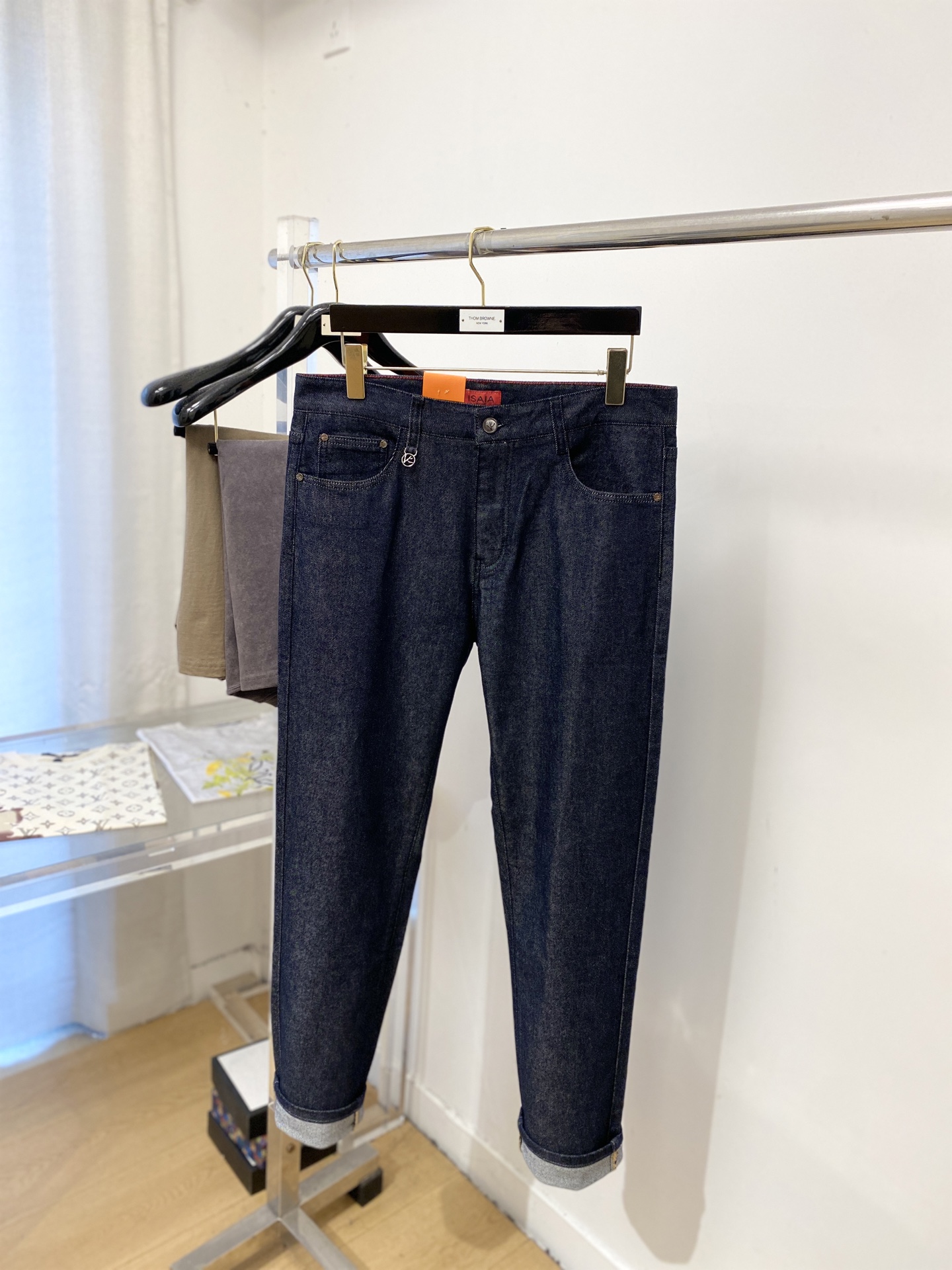 ISAIA、2026最新品，专柜同步有售，原单狠货，水洗休闲牛仔裤，进口原版水洗弹力面料，舒适有弹性，原