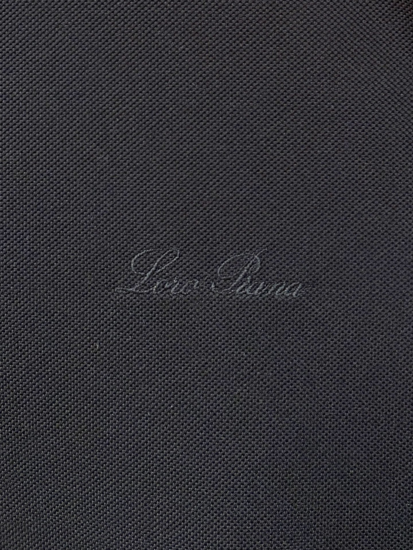 Loro piana、2026新品短袖T恤，帅气时尚，胸前精致刺绣字母logo，简约百搭款。面料棉 不仅挺括，保持潮流的