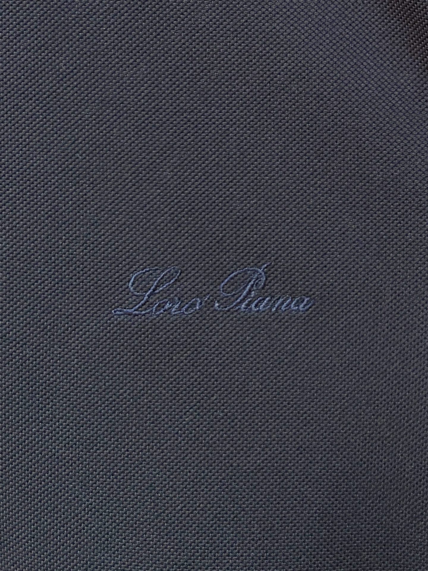 Loro piana、2026新品短袖T恤，帅气时尚，胸前精致刺绣字母logo，简约百搭款。面料棉 不仅挺括，保持潮流的