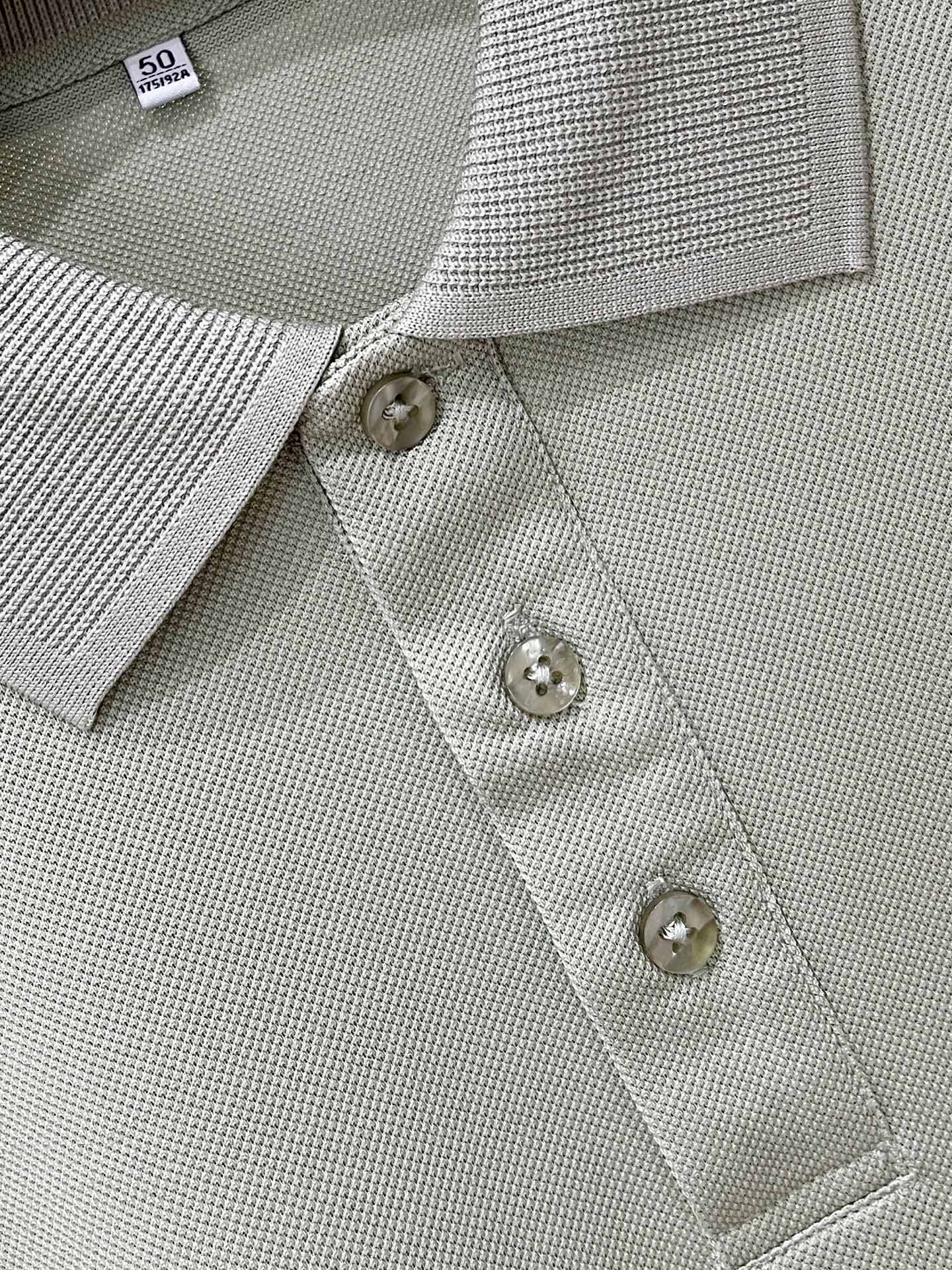 Loro piana、2026新品短袖T恤，帅气时尚，胸前精致刺绣字母logo，简约百搭款。面料棉 不仅挺括，保持潮流的