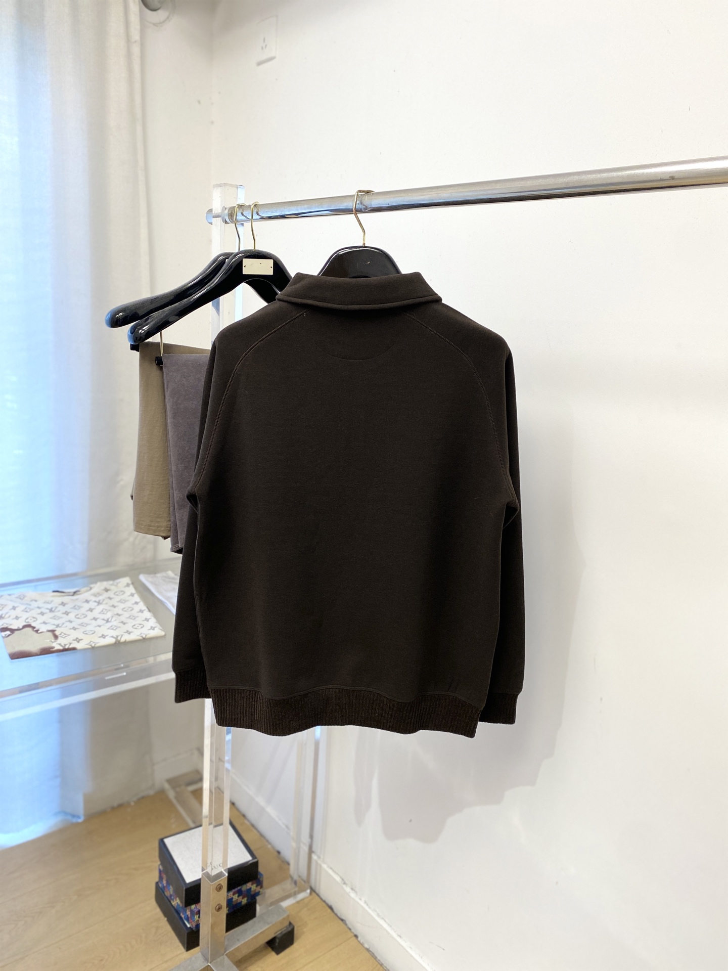 Brunello Cucinelli、2026新品长袖卫衣，时尚帅气，简约百搭款，胸前精致刺绣图案logo，定制原版面料