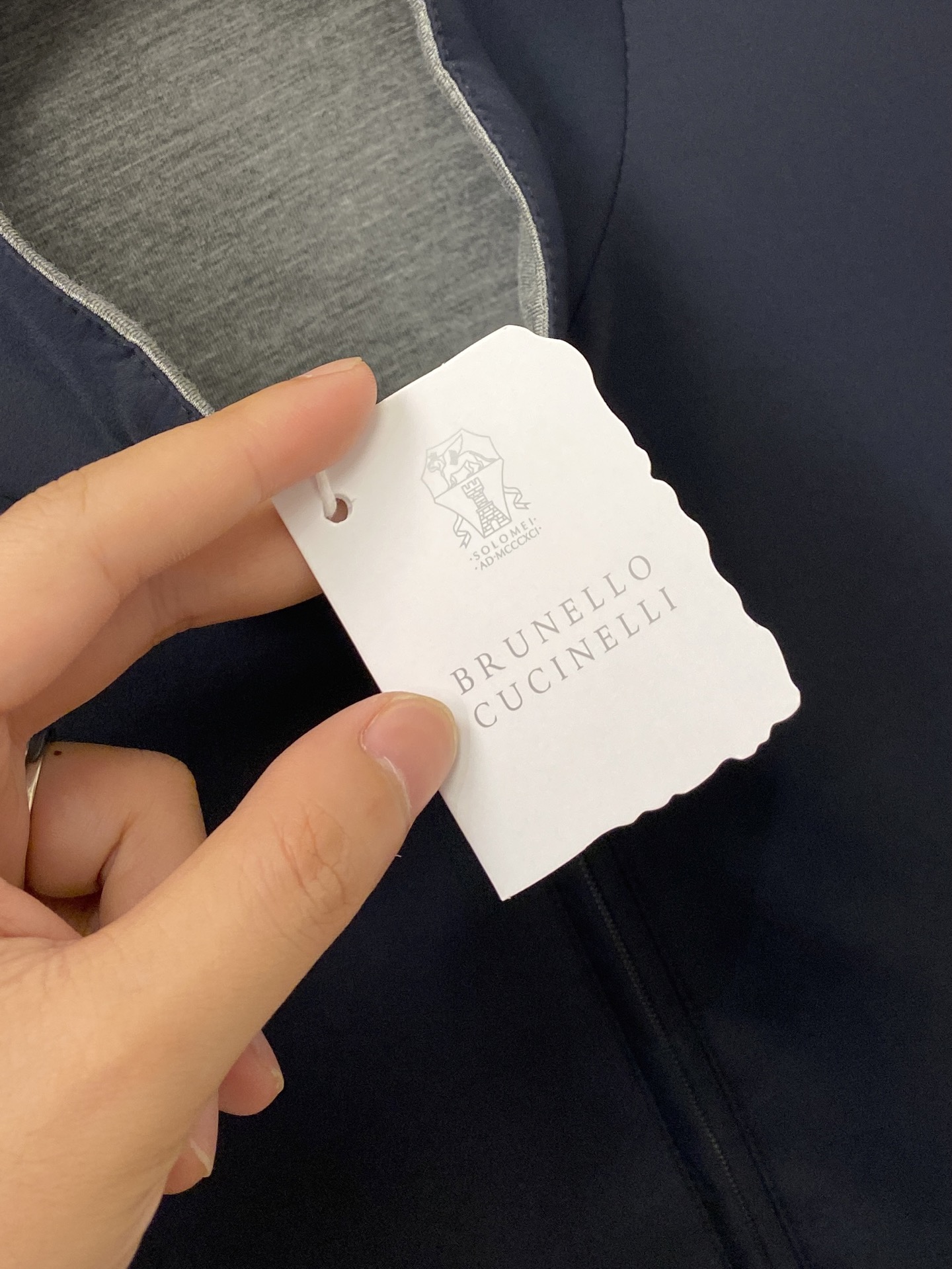 Brunello Cucinelli、2026新品双面穿夹克外套，时尚帅气，简约百搭款，原版五金辅料logo，定制原版面