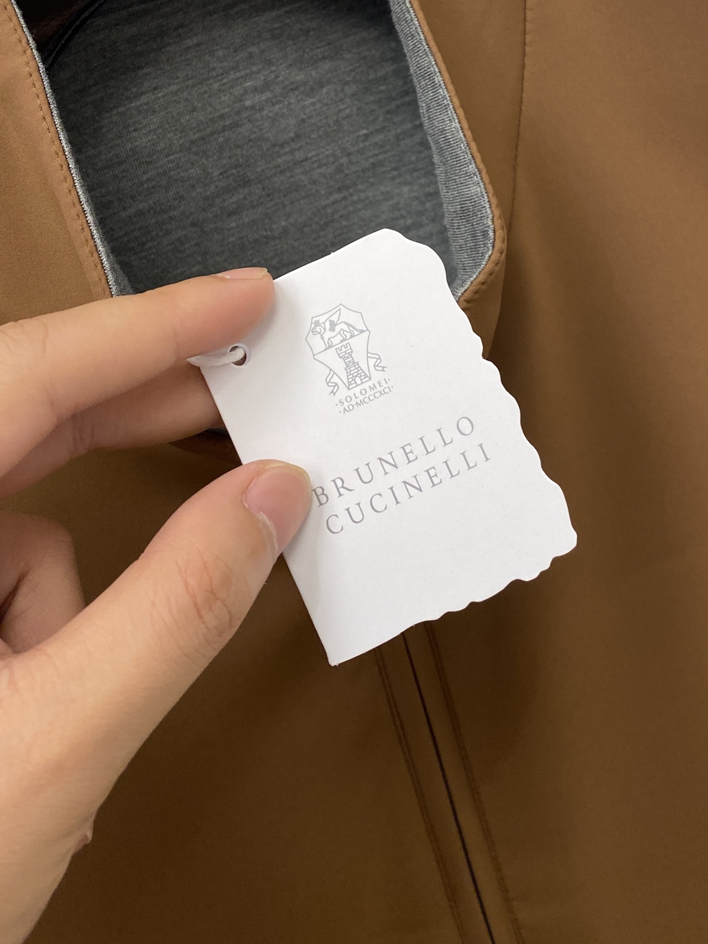 Brunello Cucinelli、2026新品双面穿夹克外套，时尚帅气，简约百搭款，原版五金辅料logo，定制原版面