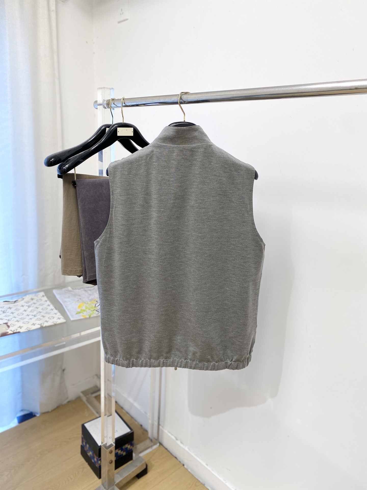Brunello Cucinelli、2026新品双面穿夹克马甲外套，时尚帅气，简约百搭款，原版五金辅料logo，定制原