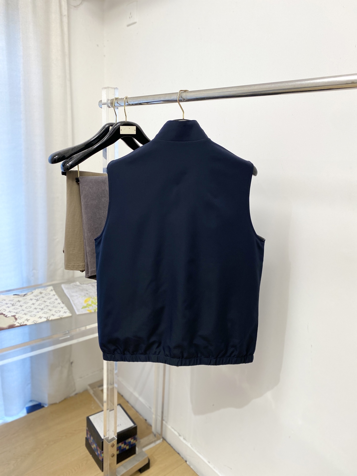 Brunello Cucinelli、2026新品双面穿夹克马甲外套，时尚帅气，简约百搭款，原版五金辅料logo，定制原